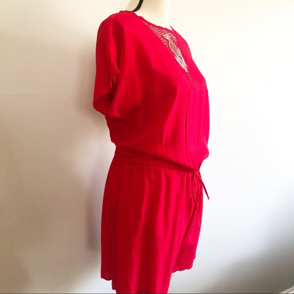 Vintage Romper with Seahorse Crochet Décolletage - Picture 5 of 10